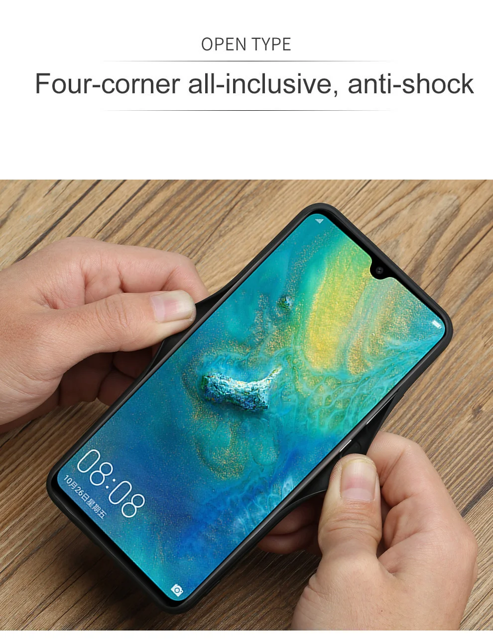 Защитный чехол из натуральной кожи для huawei P30 страусиный зернистый чехол для телефона для huawei P30 pro Lite P20 pro P SMART Honor 8x10