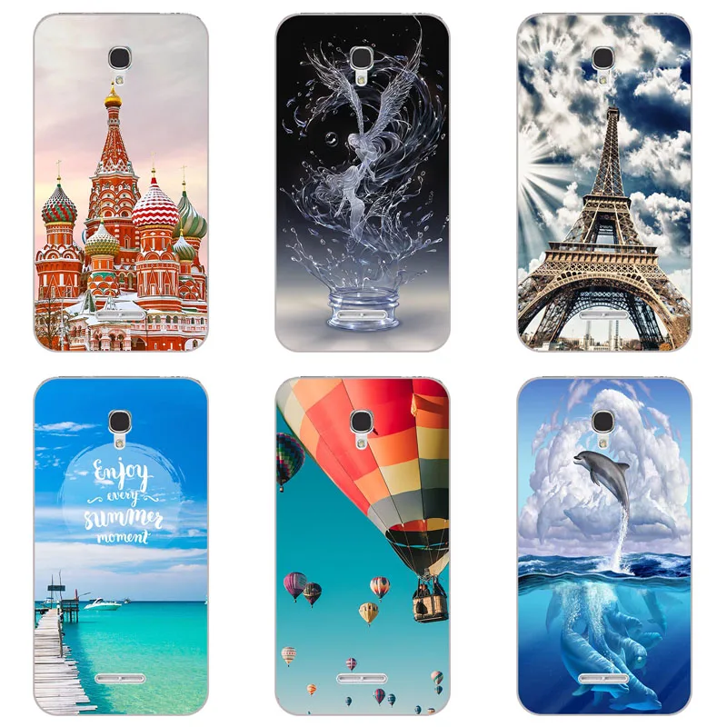 Роскошный силиконовый мягкий чехол из ТПУ для Alcatel One Touch Pop Star 4G 5070 5070X 5070D 5 0 &quot