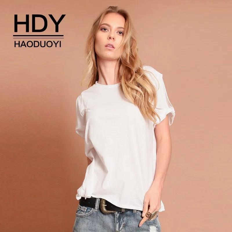 HDY Haoduoiyi/футболка в европейском и американском стиле для спорта отдыха с