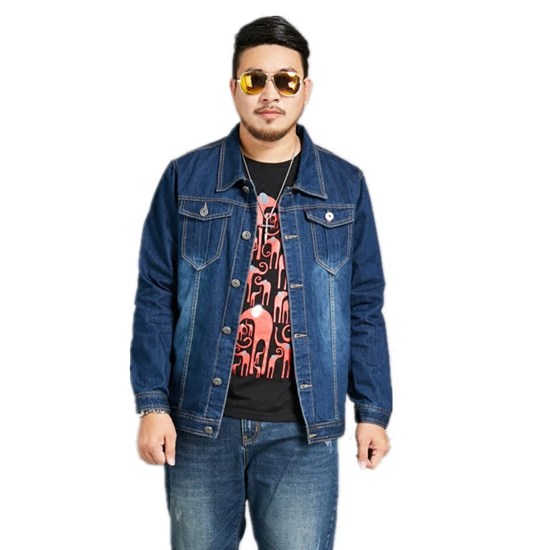 куртка мужская Большие размеры 8XL 7XL 6XL мужские джинсы куртки модные ковбойские