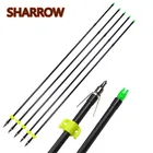 Стрелы для стрельбы из лука, 612 шт., 31 дюйм, охотничьи советы по вопросам безопасности стрелы, горки для стрельбы на открытом воздухе, кемпинга, рыболовные аксессуары