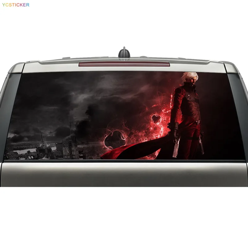 Индивидуальный дизайн 3d принт графическая наклейка на заднее стекло автомобиля