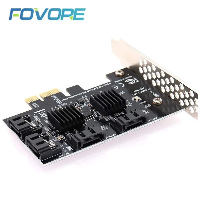 PCIE карта SATA адаптер PCI-E PCI Express SATA3.0 конвертер 4-Порты и разъёмы SATA III 6 г расширения карты контроллера адаптер IPFS