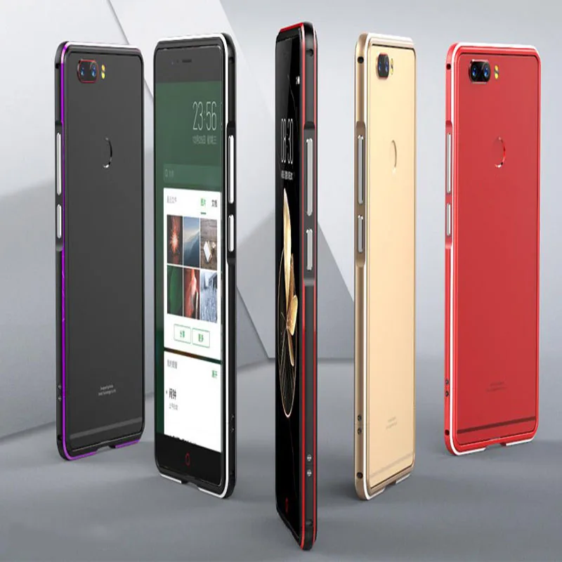 Чехол s для Nubia Z17S чехол Capa Жесткий задний ПК металлический бампер деловой