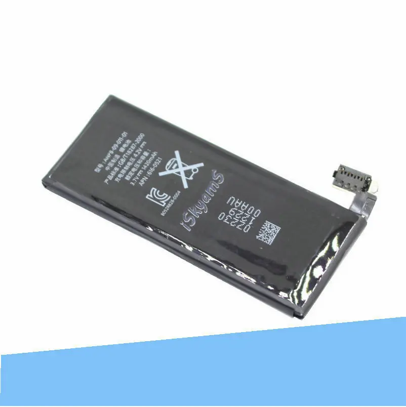 Сменный литий полимерный аккумулятор iSkyamS 1x1420 мАч 0 нулевого цикла для iPhone 4 4G