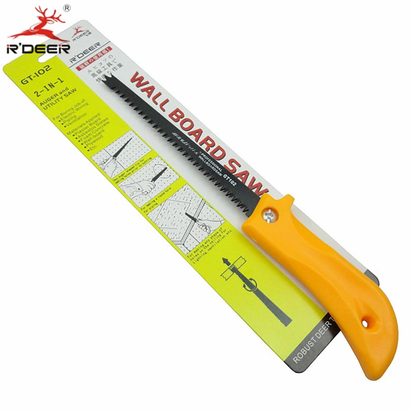 1 шт. ножовка настенная пила 65 # стальная пластиковая ручка двойного назначения 300