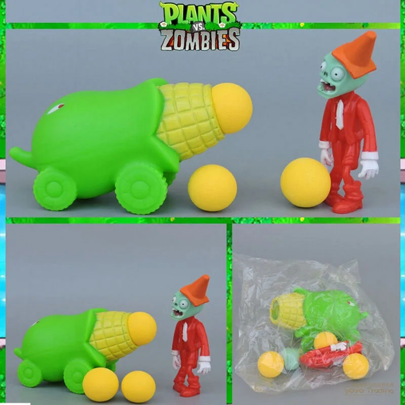 Style W PVZ Растения против Зомби Peashooter ПВХ фигурка модель игрушки подарки игрушки для детей высококачественные игрушки куклы в OPP пакете - Цвет: Style W