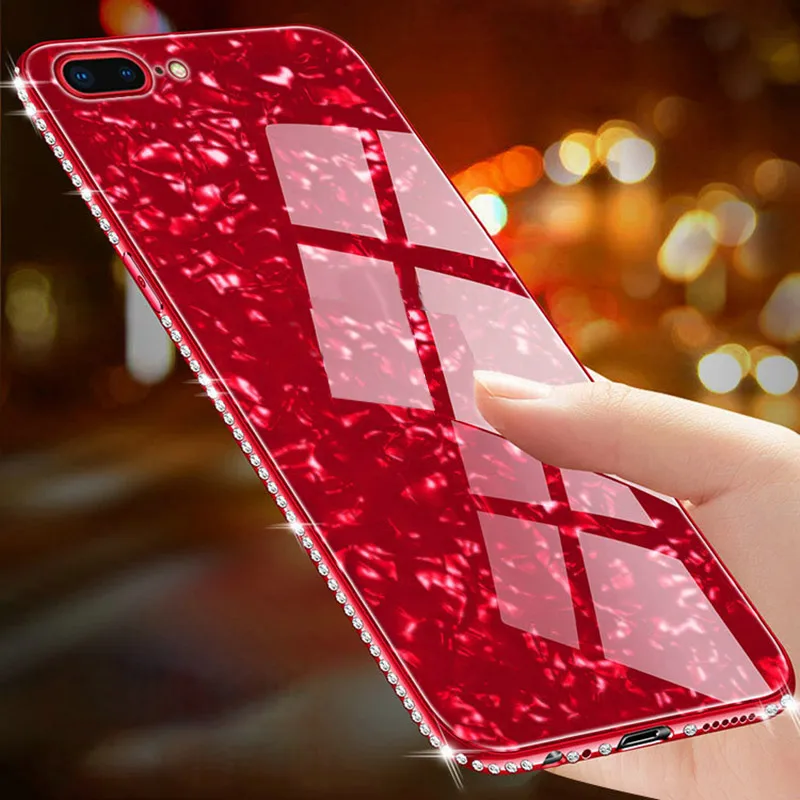 Чехол BFOLLOW с мраморным бриллиантом и блестками для iPhone 6 6S Plus/7 8 Plus/X XS MAX XR роскошная