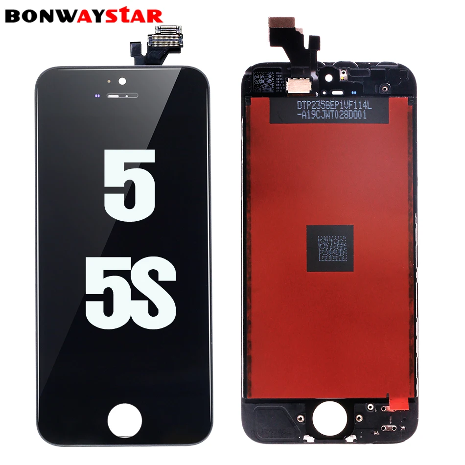 Часть оригинальный экран для iPhone 5 ЖК дисплей кодирующий преобразователь