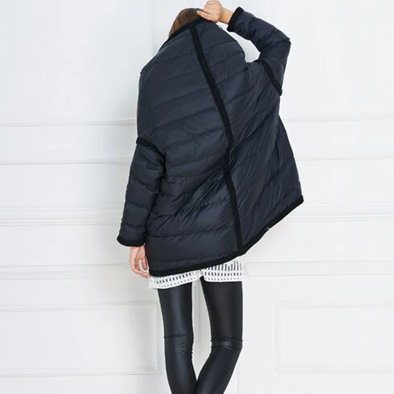 Высокое качество необычная свободная зимняя куртка для женщин новинка 2018