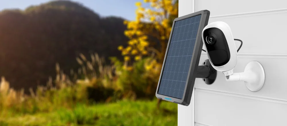 Reolink Argus Pro с солнечной панелью, зарядная аккумуляторная батарея, WiFi камера наблюдения для наружной внутренней безопасности