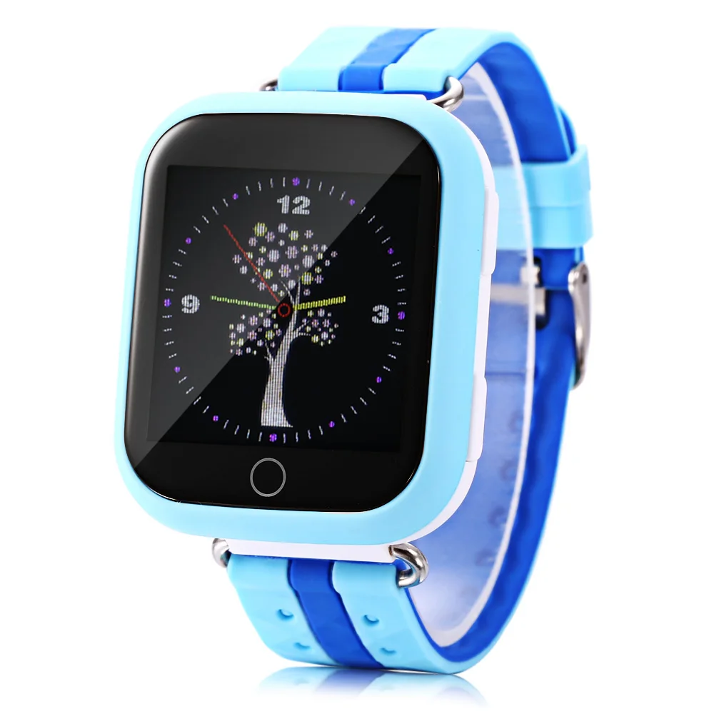Новый голубой цвет Q750 дети gps Smart Часы телефон Шагомер Smartwatch английская