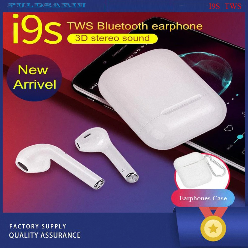 Лучшие продажи I9S Tws наушники стерео i9TWS для IOS Android телефон с зарядным устройством