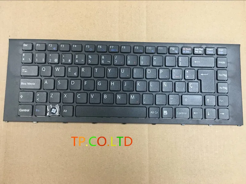 Новая SP испанская клавиатура Teclado Для SONY VPC EA серии черная рамка для ноутбука|keyboard