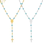 U7 Сглаза Ожерелье С Подвеской Крест Для  Женщин Позолоченная Цепочка Ювелирные Изделия Украшения На Шею N564