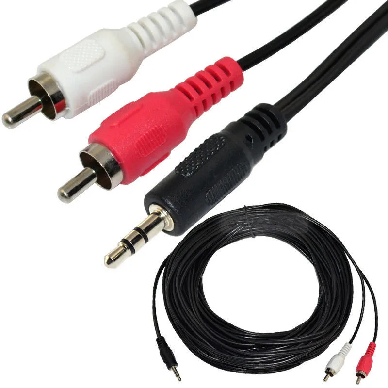 3 5 мм штекер 2RCA мужской кабель 1 м|male cable|male to malemale male |
