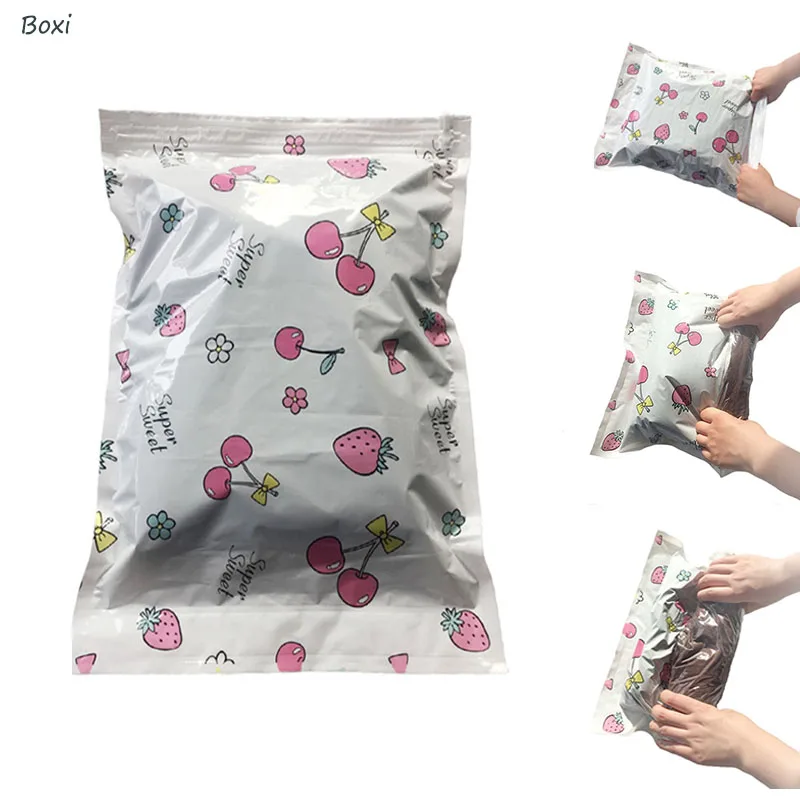 Маленькая вакуумная компрессионная сумка Boxi в рулоне прозрачные мешки форме