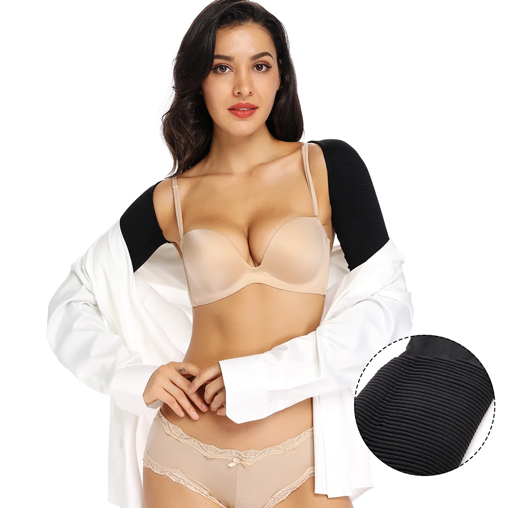 Women Arm Shaper Back Shoulder Corrector Slimming Underwear Shaper Humpback Posture Corrector Arm Control Shapewear One Size