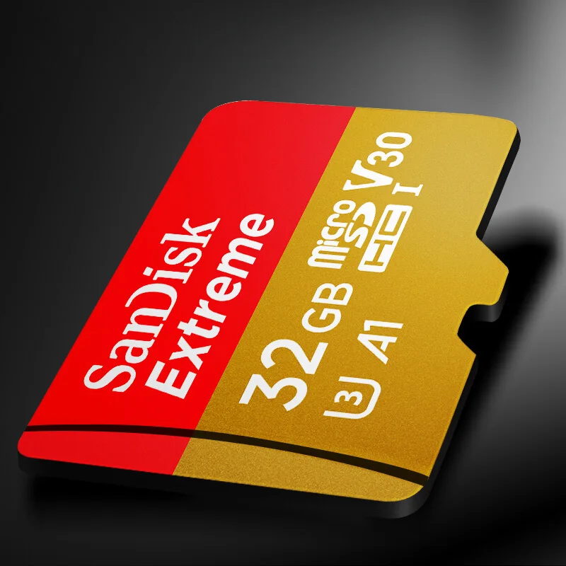 Карта памяти SanDisk Extreme TF Flash Micro SD карта 32 Гб microSDHC скорость чтения до 100 стандартная