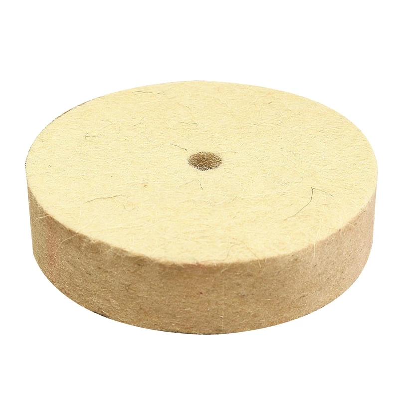 EASY-100x25mm 4 дюймов Полировка ювелирных изделий Полировка колеса шерсть фетр Полировочный диск Pad