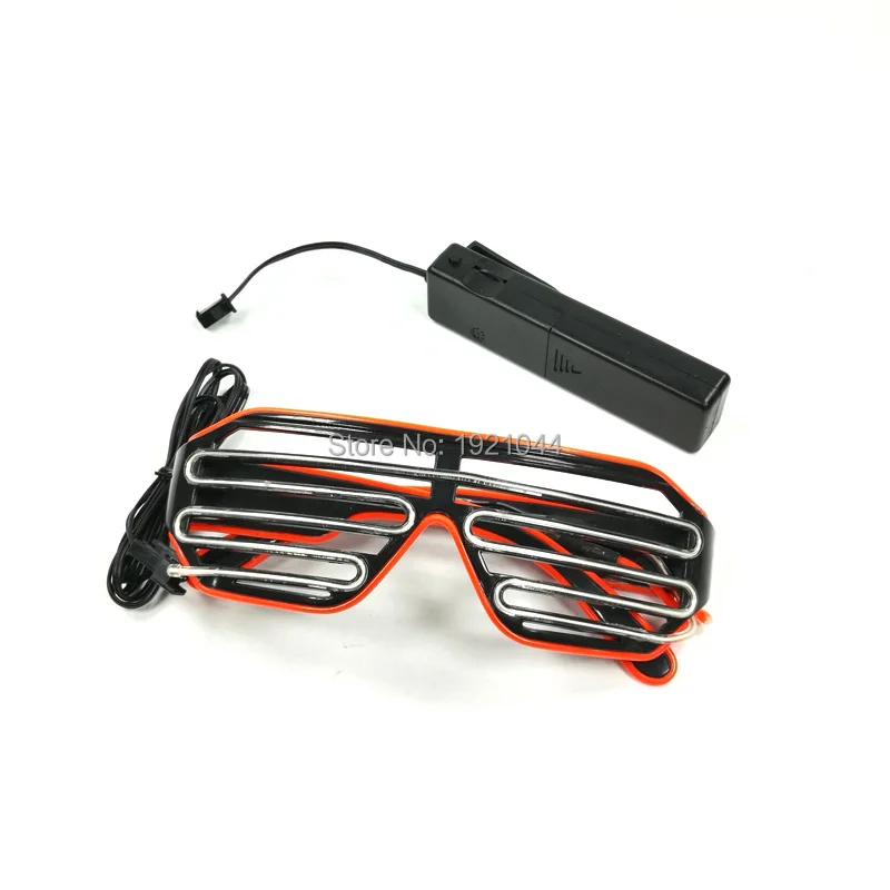 Многоцветные мигающие светодиодсветодиодный неоновые очки со звуковой