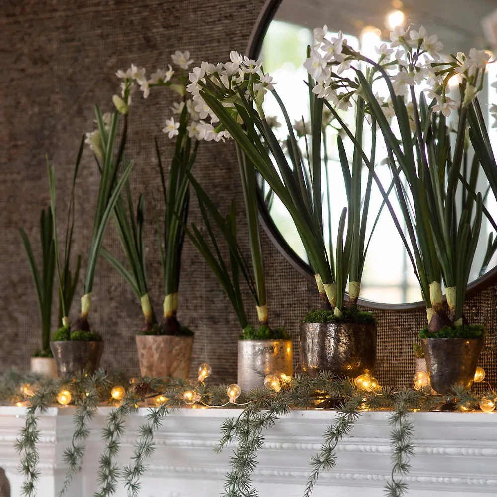 Гирлянда светодиодная с теплым белым/серебристым проводом|fairy lights warm white|fairy