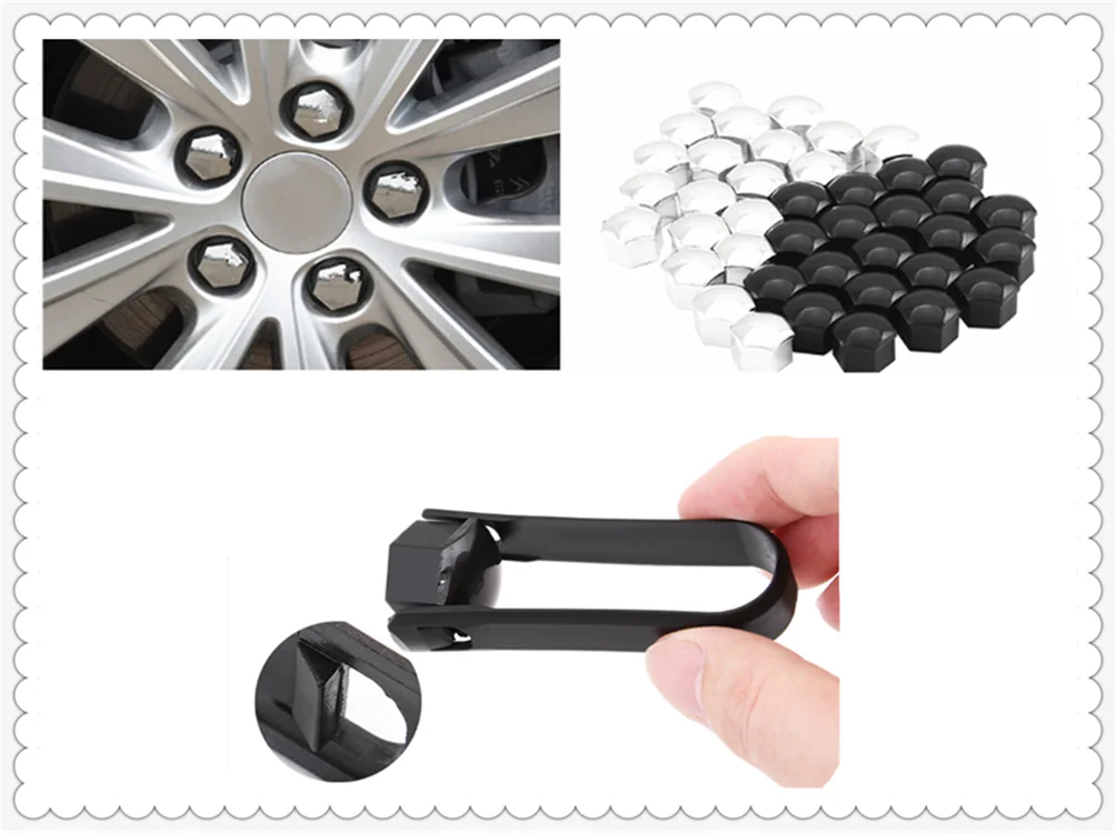

Auto parts nut bolt tire decoration 17mm / 19mm car shape for BMW E34 F10 F20 E92 E38 E91 E53 E70 X5 M M3