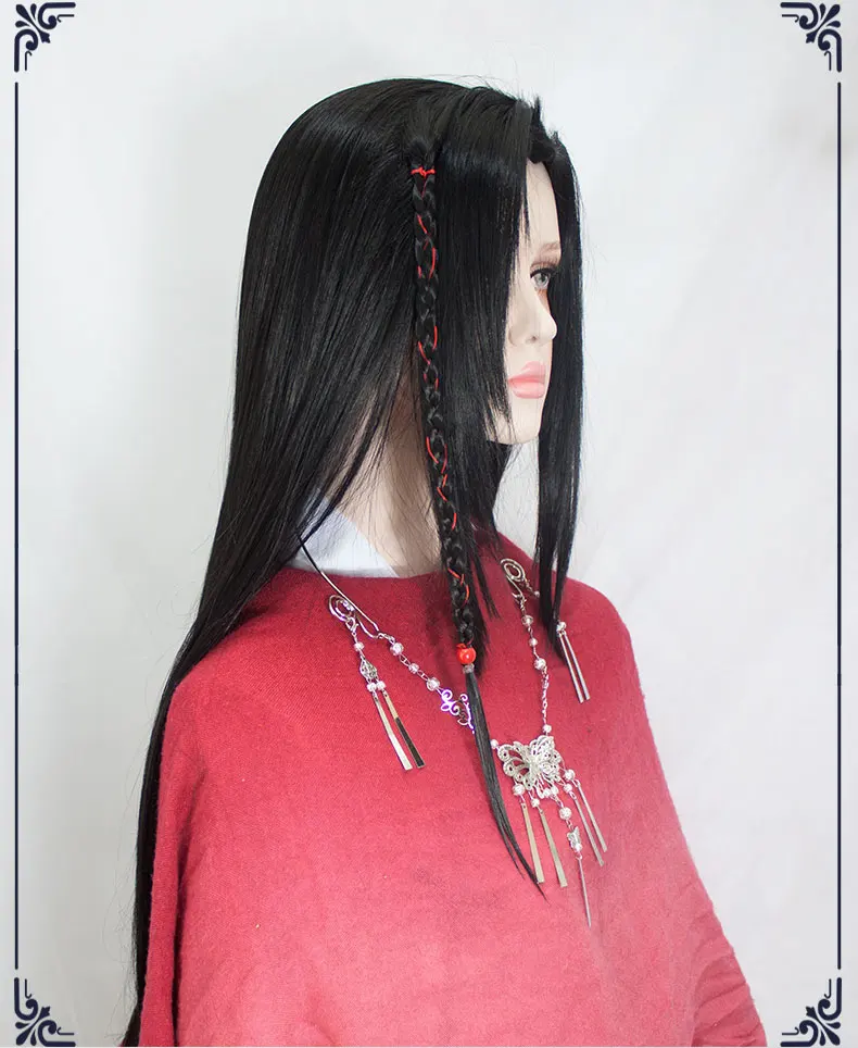 HSIU Xie Lian Hua Cheng, парики для косплея, Tian Guan Ci Fu, парики для косплея, Бамбуковая Шляпа, тени для век, реквизит, аксессуары для волос на Хэллоуин