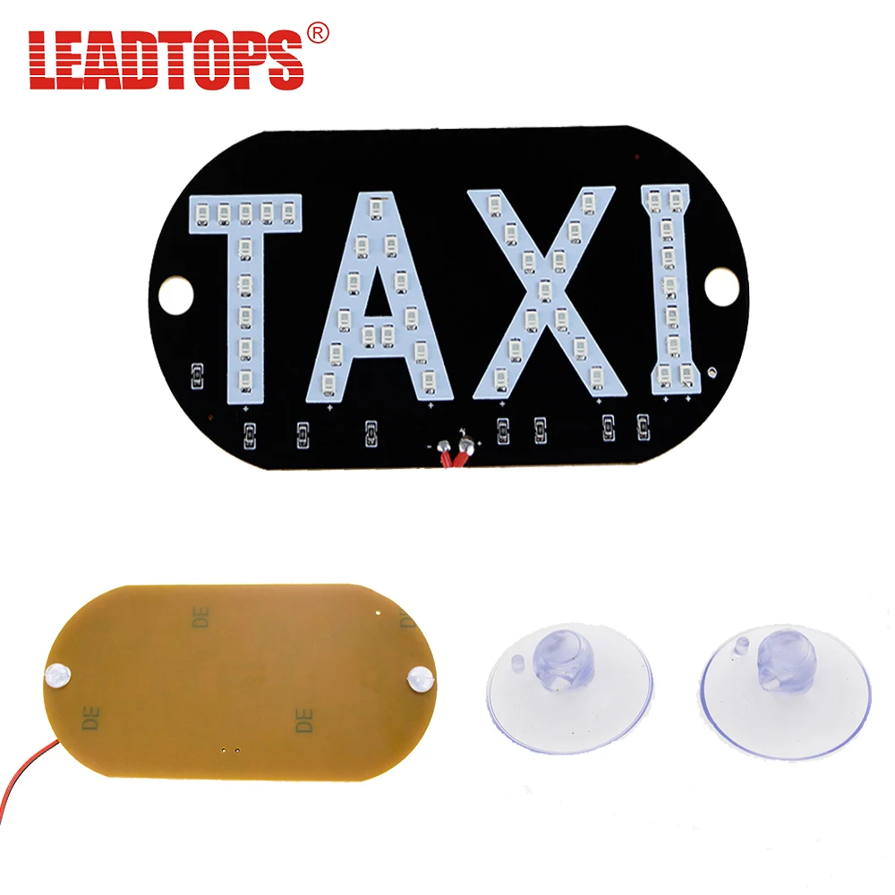 Leadtops 1 шт. такси ВОДИТЬ автомобиль ветрового стекла кабины индикаторная лампа