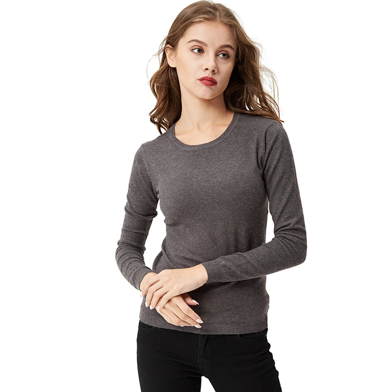 Женский свитер с длинным рукавом GLO-STORY зимний большого размера 2018 | Женская