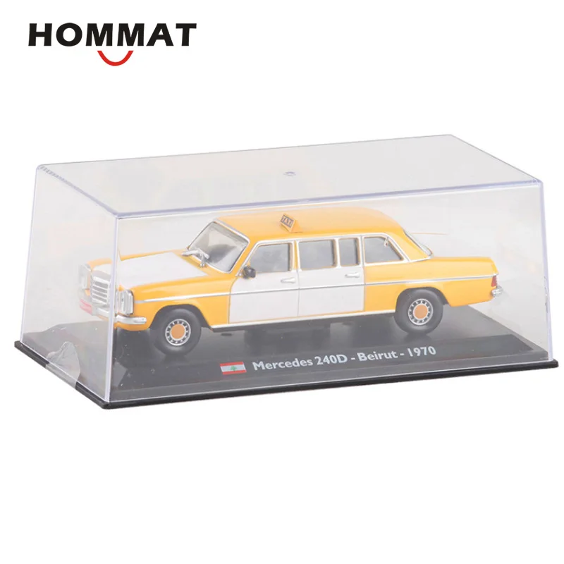 HOMMAT имитация 1:43 винтаж 240D 1970 бейрут такси кабина сплав литая игрушечная машина