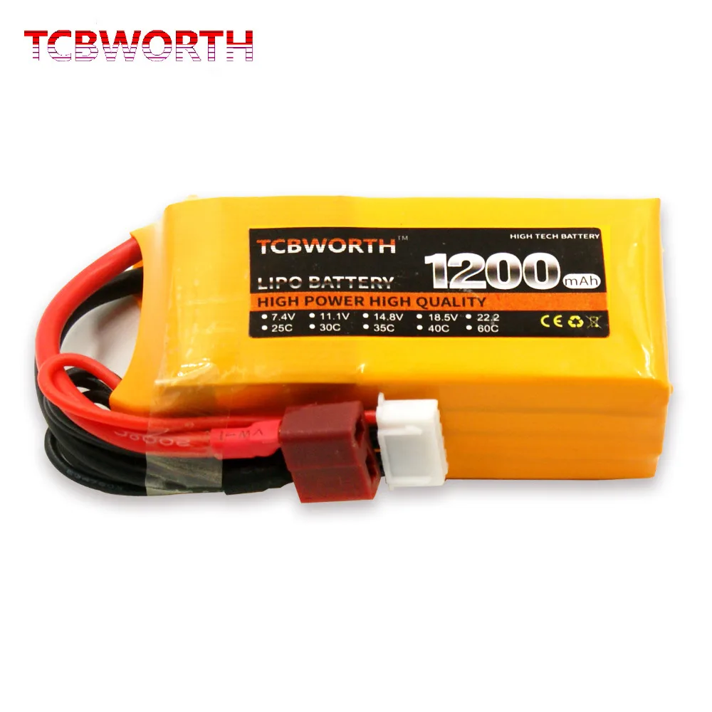 2PCS/lot RC Toys LiPo Battery 3S 11.1V 1200mAh 25C For Helicopter Airplane Car Boat Quadrotor High Discharge battery | Игрушки и хобби
