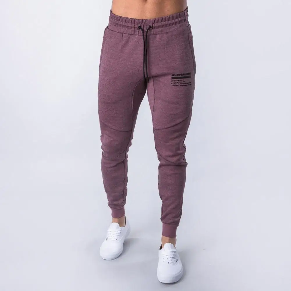 Новинка ALPHALETE, мужские камуфляжные спортивные штаны, для тренажерного зала, для фитнеса, тренировки, Тонкие штаны, модные брендовые брюки, мужские штаны для бега, узкие брюки-карандаш