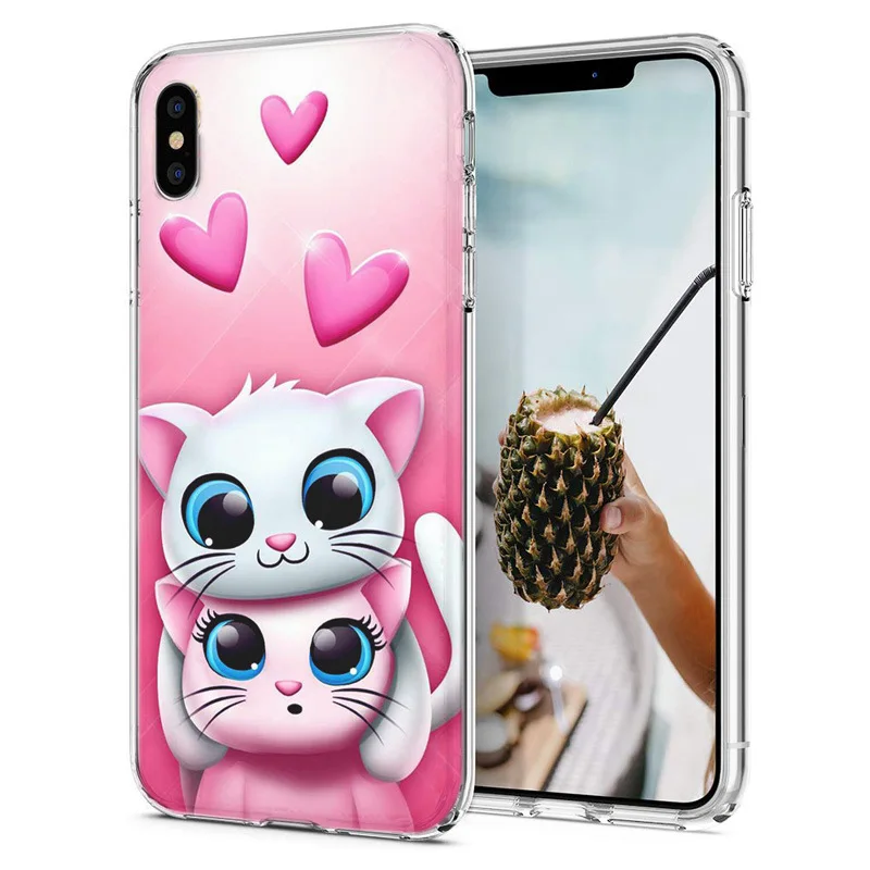 Для iPhone X XS XR Чехлы для чехлов TPU защитная задняя крышка девочек iPhone6 7 8 plus Max M806 |