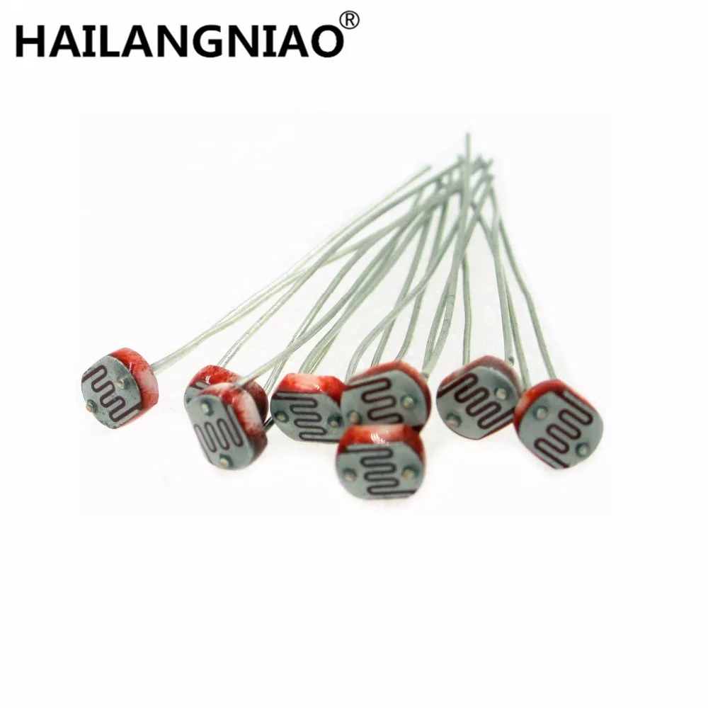 

new 1000pcs 5mm GL5516 Photo Light Sensitive Resistor Photoresistor