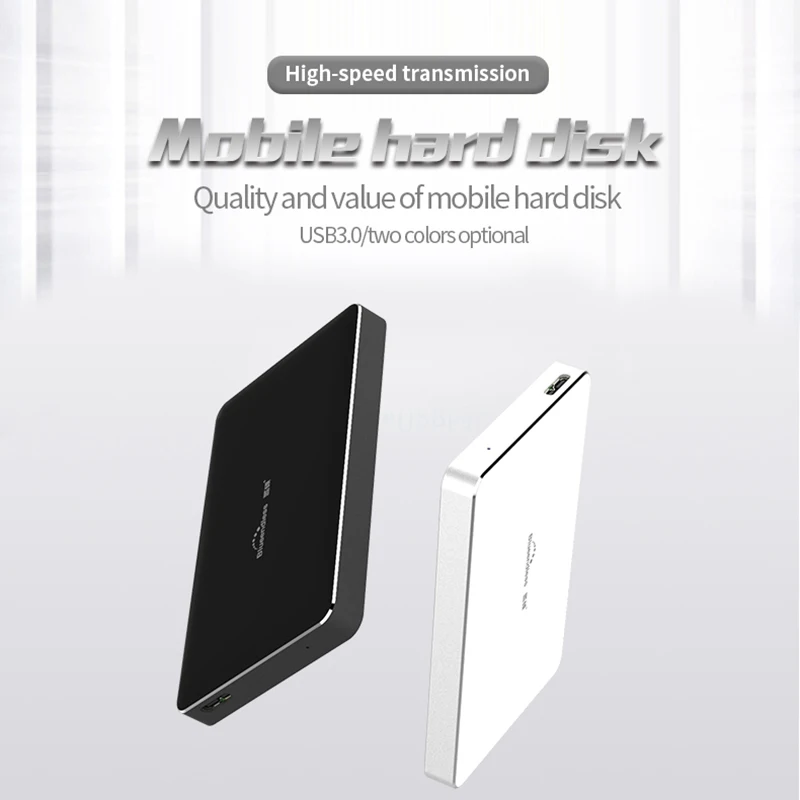 Blueendless портативный внешний жесткий диск 2,5 дюймов жесткий диск Usb 3,0 Hdd высокоскоростной для настольного ноутбука ПК белый