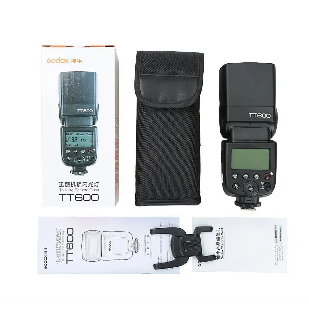 Беспроводная вспышка Godox TT600S 2 4G GN60 Master/Slave для Sony A7S A7 A7R II A7MII A5000 A6000 A6300 RX100II A7M2 |