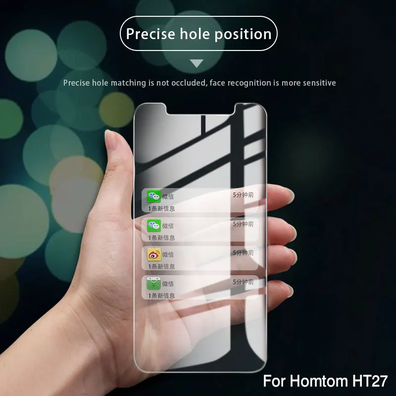JRZ закаленное стекло для Homtom HT27 Защитная пленка экрана Замена телефона Простота