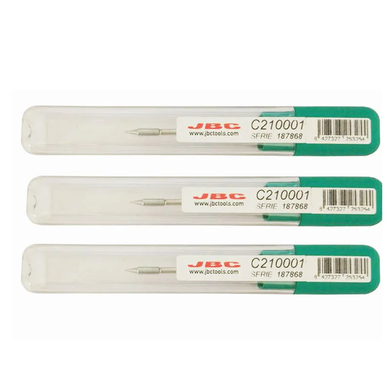 Оригинальные JBC C210 ПАЯЛЬНЫЕ НАКОНЕЧНИКИ C210018 C210020 C210002 с головкой ножа изогнутая