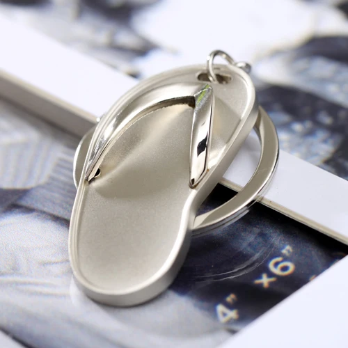 Тапочки брелок шлепанцы подошва кольцо для ключей логотип маленький