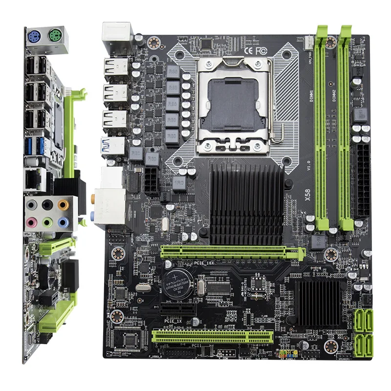X58 Материнская плата LGA1366 USB2.0 USB3.0 SATA2.0 PCI 16x3.0 Xeon 32 ram ECC|Материнские платы| |