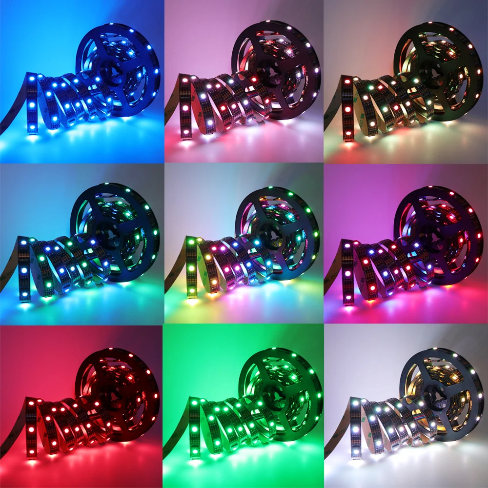Светодиодная лента WS2801 2801 цветов 5050 RGB 32 светодиода 5 в постоянного тока 1 м