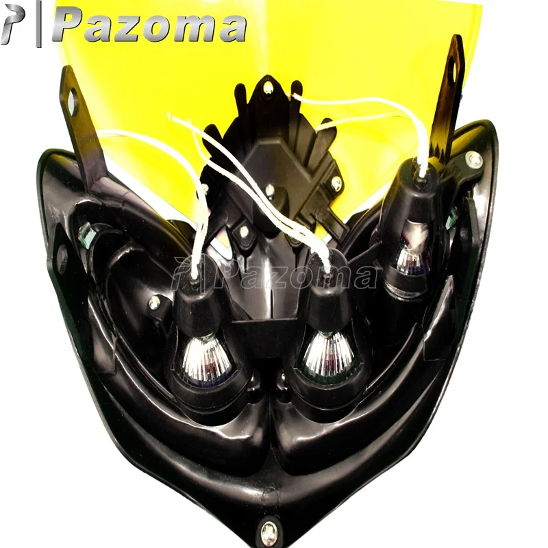 Фара для мотоцикла Pazoma двойная Suzuki DR DRZ RM 650 200 250 125 400 80 65 85|light for|light for headlight bike |
