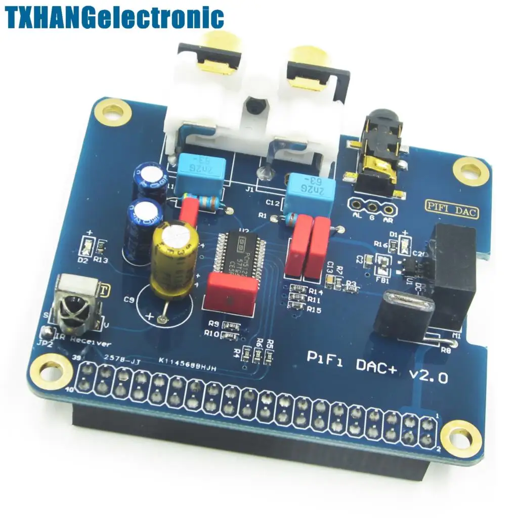 DAC + HIFI аудио модуль звуковой карты I2S интерфейс для Raspberry pi 3 2 B +|sound module|interface moduleaudio