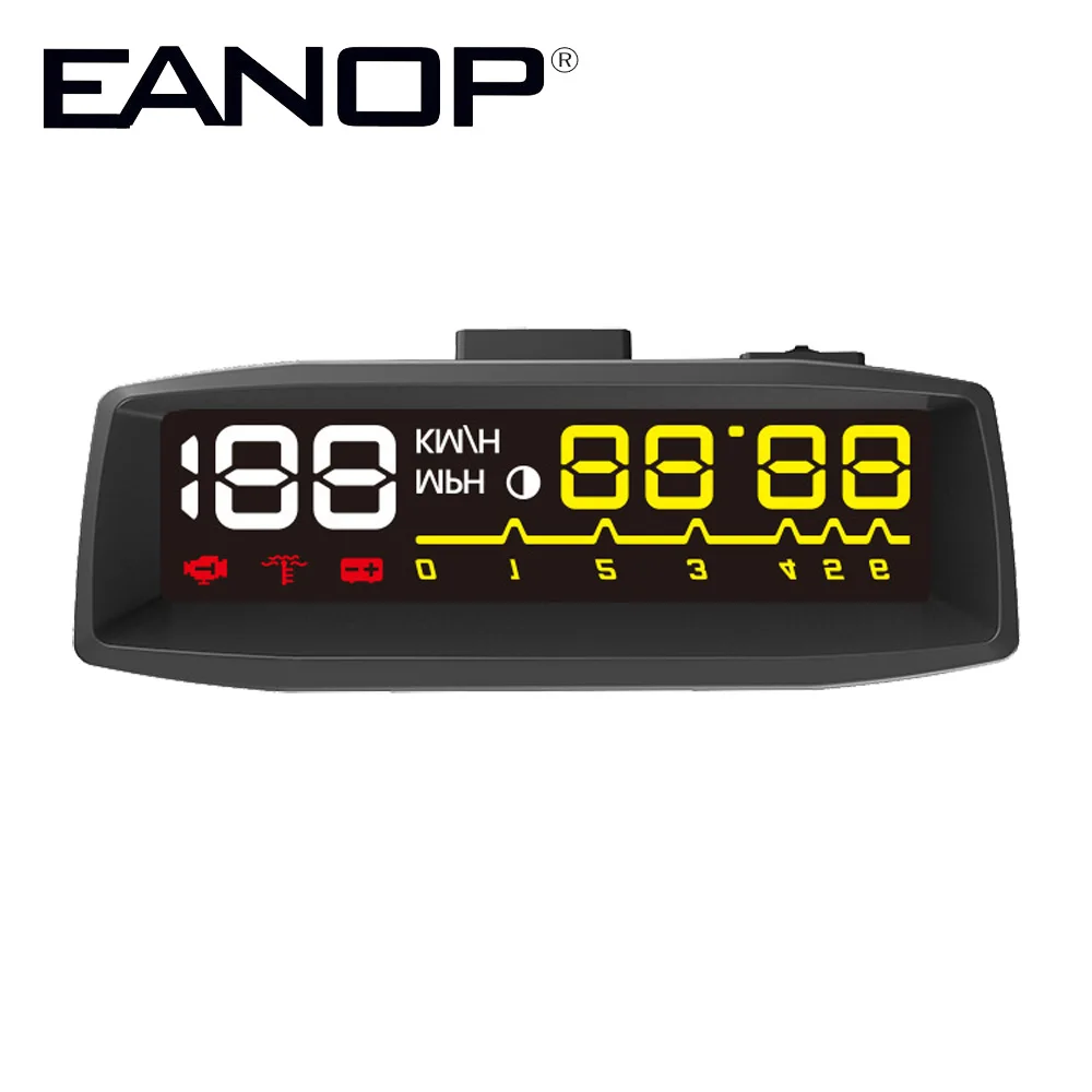 EANOP EN-SMART HUD Дисплей OBD II EOBD Автомобильный цифровой спидометр для Audi a6 c6 Toyota Ford