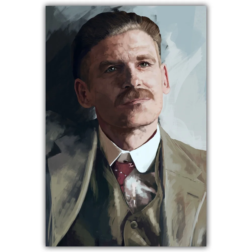 4 Peaky Blinders Кино ТВ стены Искусство Настенный декор шелковые принты художественные плакаты, постеры для гостиной без рамки - Цвет: 4