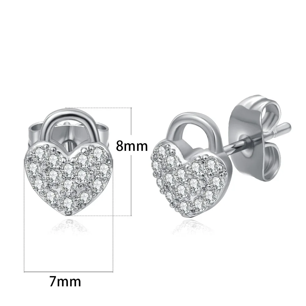 Angel girl High quality earrings lovely heart-shaped shape for young fashionable women jewelry gifts E1610221 | Украшения и