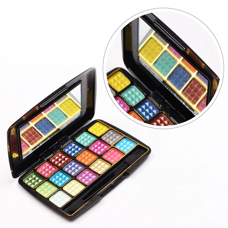 Professionale Eye Makeup 18 Colori Ombretto Tavolozza Oro Cosmetici Palette Diamante Brillante Scintillio Degli Occhi | Канцтовары для
