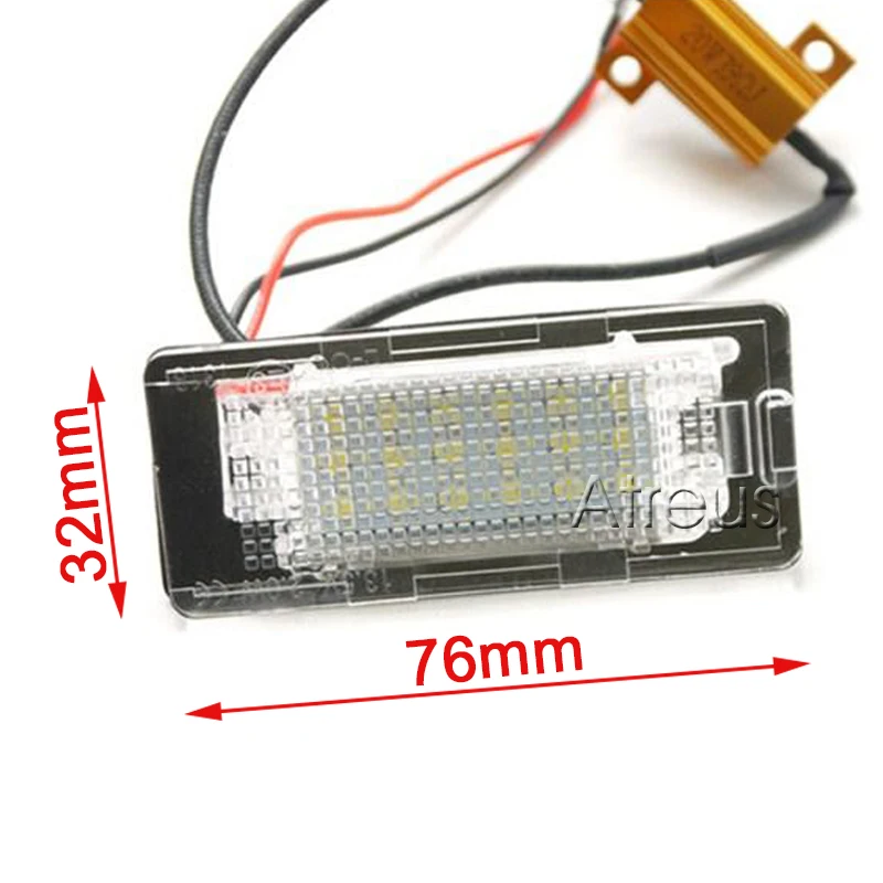 Atreus Автомобильный светодиодный фонарь для номерного знака 12 В Volkswagen VW Passat B6 B7 Touran