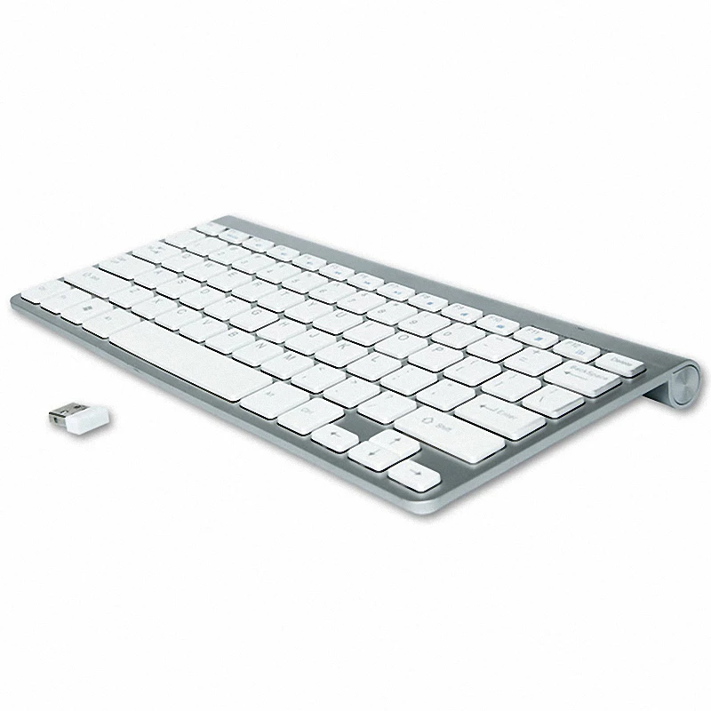 Ультратонкая беспроводная клавиатура Zienstar 2 4G для Ipad MACBOOK ноутбука ПК и планшета